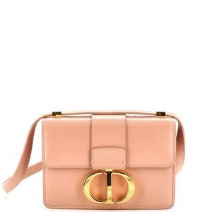 Christian Dior 30 Montaigne Flap Bag Leather Micro Neutral